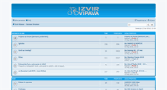 Desktop Screenshot of forum.izvir-klub.si